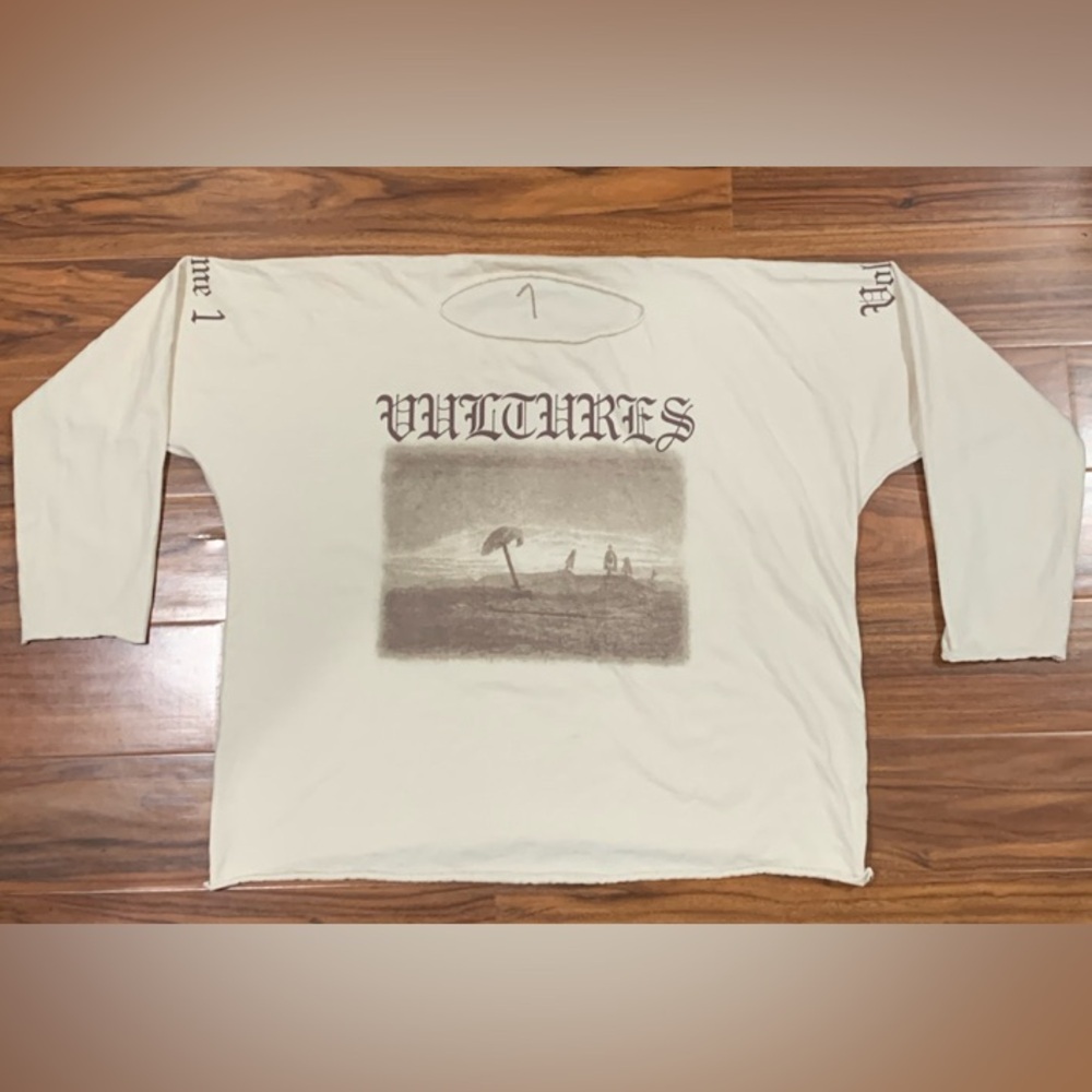 YEEZY VOLUME 1 “VULTURES” Longsleeve - MENS SIZE, SEE MEASUREMENTS